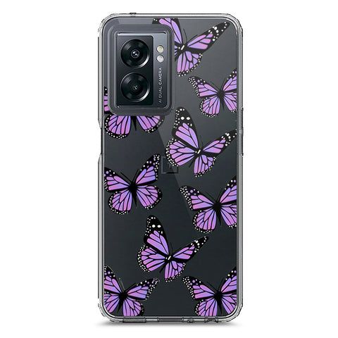 Oppo K10 5G Cover - O'Nation Butterfly Dreams Series 2 - Clear Phone Case - Soft Silicon Borders