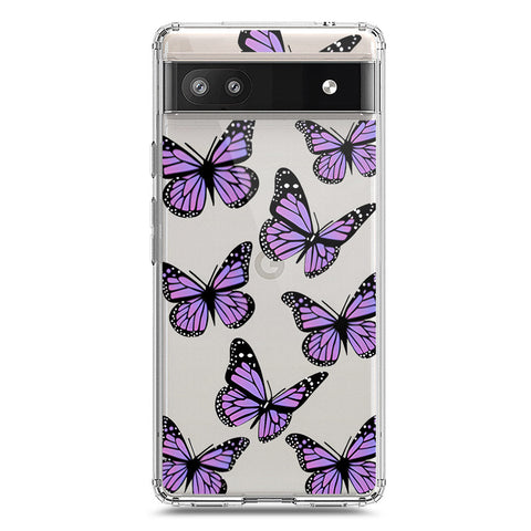 Google Pixel 6a Cover - O'Nation Butterfly Dreams Series 2 - Clear Phone Case - Soft Silicon Borders