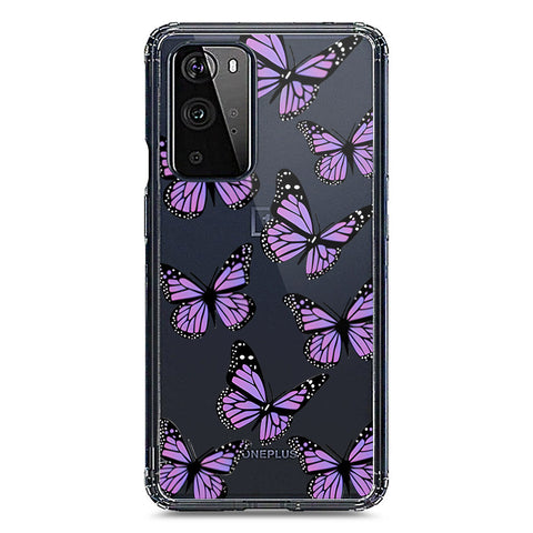 OnePlus 9 Pro Cover - O'Nation Butterfly Dreams Series 2 - Clear Phone Case - Soft Silicon Borders
