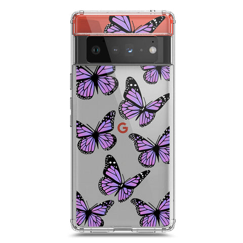 Google Pixel 6 Pro Cover - O'Nation Butterfly Dreams Series 2 - Clear Phone Case - Soft Silicon Borders