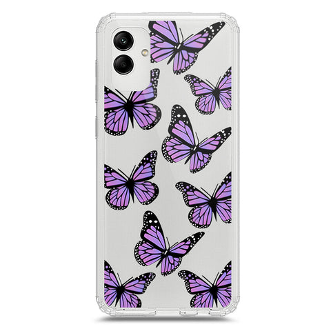 Samsung Galaxy A02s Cover - O'Nation Butterfly Dreams Series 2 - Clear Phone Case - Soft Silicon Borders