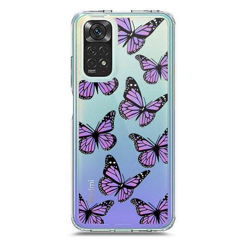 Xiaomi Redmi Note 11 Cover - O'Nation Butterfly Dreams Series 2 - Clear Phone Case - Soft Silicon Borders