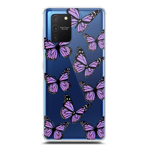 Samsung Galaxy M80s Cover - O'Nation Butterfly Dreams Series 2 - Clear Phone Case - Soft Silicon Borders