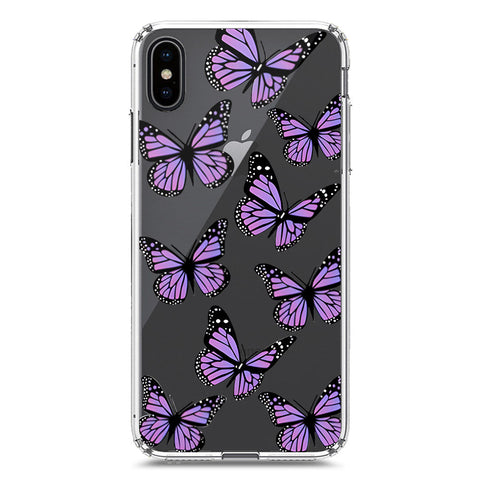 iPhone XS / X Cover - O'Nation Butterfly Dreams Series 2 - Clear Phone Case - Soft Silicon Borders