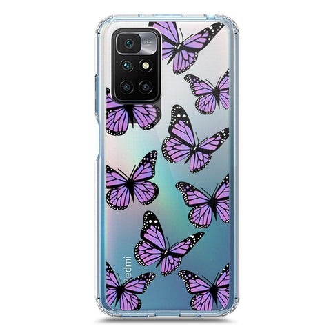 Xiaomi Redmi 10 Cover - O'Nation Butterfly Dreams Series 2 - Clear Phone Case - Soft Silicon Borders