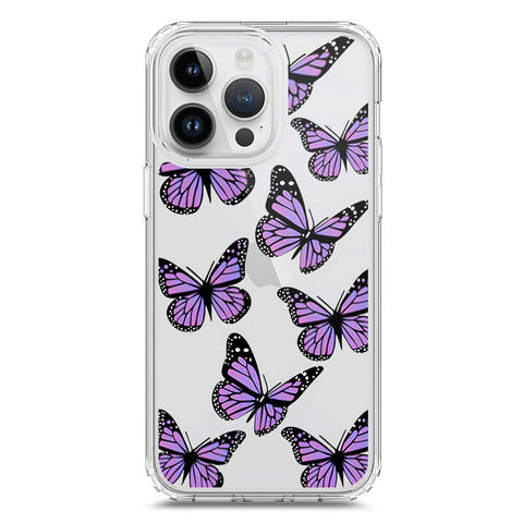iPhone 15 Pro Max Cover - O'Nation Butterfly Dreams Series 2 - Clear Phone Case - Soft Silicon Borders