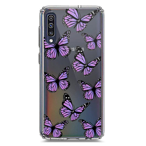 Samsung Galaxy A50 Cover - O'Nation Butterfly Dreams Series 2 - Clear Phone Case - Soft Silicon Borders