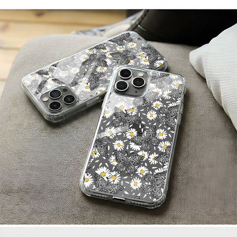 Samsung Galaxy A21s Cover - O'Nation Butterfly Dreams Series 2 - Clear Phone Case - Soft Silicon Borders