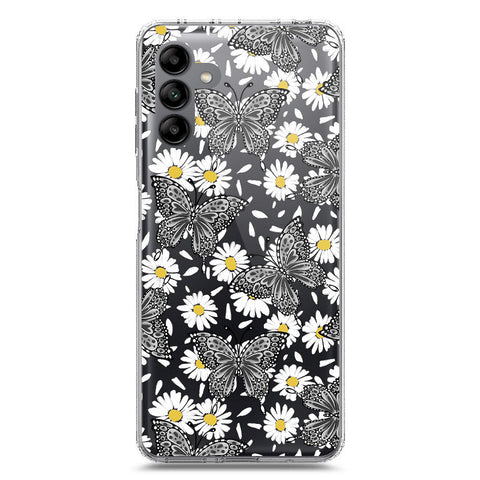 Samsung Galaxy A04s Cover - O'Nation Butterfly Dreams Series 2 - Clear Phone Case - Soft Silicon Borders