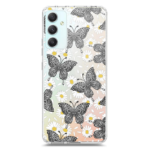 Samsung Galaxy A34 5G Cover - O'Nation Butterfly Dreams Series 2 - Clear Phone Case - Soft Silicon Borders
