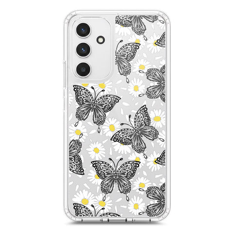 Samsung Galaxy A54 5G Cover - O'Nation Butterfly Dreams Series 2 - Clear Phone Case - Soft Silicon Borders