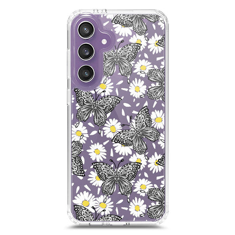 Samsung Galaxy S23 FE Cover - O'Nation Butterfly Dreams Series 2 - Clear Phone Case - Soft Silicon Borders