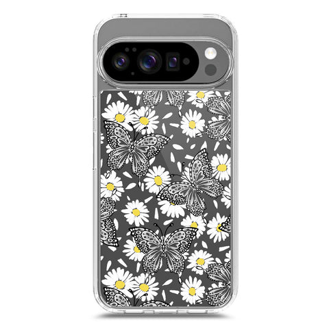 Google Pixel 9 Cover - O'Nation Butterfly Dreams Series 2 - Clear Phone Case - Soft Silicon Borders