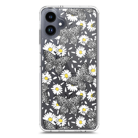 Samsung Galaxy A06 Cover - O'Nation Butterfly Dreams Series 2 - Clear Phone Case - Soft Silicon Borders