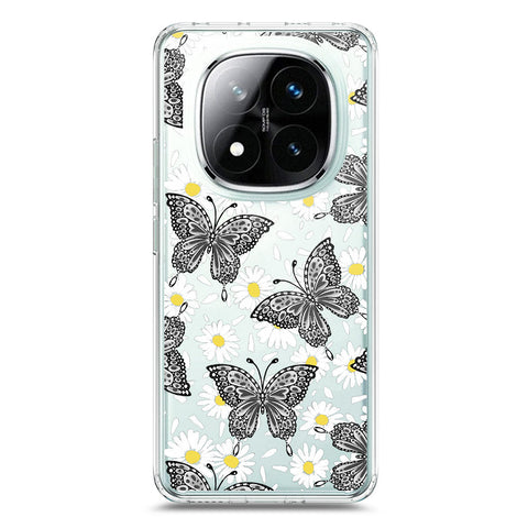 Xiaomi Redmi Note 14 Pro 4G Cover - O'Nation Butterfly Dreams Series 2 - Clear Phone Case - Soft Silicon Borders