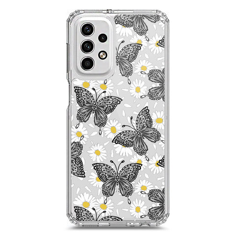 Samsung Galaxy A23 Cover - O'Nation Butterfly Dreams Series 2 - Clear Phone Case - Soft Silicon Borders