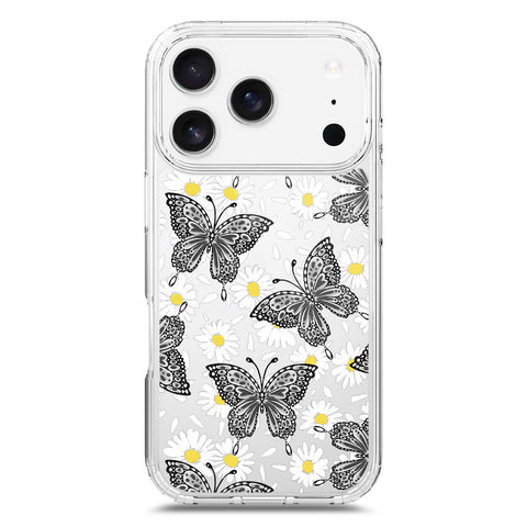 iPhone 17 Pro Cover - O'Nation Butterfly Dreams Series 2 - Clear Phone Case - Soft Silicon Borders