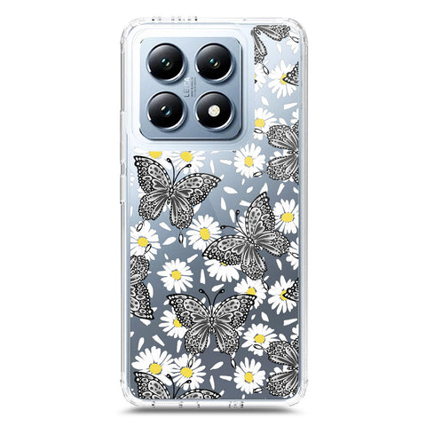 Xiaomi 14T Cover - O'Nation Butterfly Dreams Series 2 - Clear Phone Case - Soft Silicon Borders