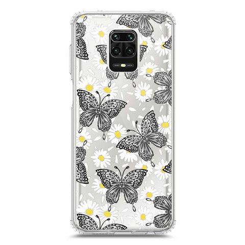 Xiaomi Redmi Note 9 Pro Max Cover - O'Nation Butterfly Dreams Series 2 - Clear Phone Case - Soft Silicon Borders