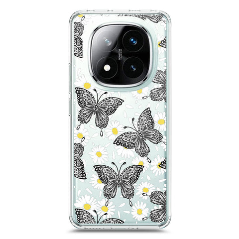 Xiaomi Redmi Note 14 Pro Plus 5G Cover - O'Nation Butterfly Dreams Series 2 - Clear Phone Case - Soft Silicon Borders