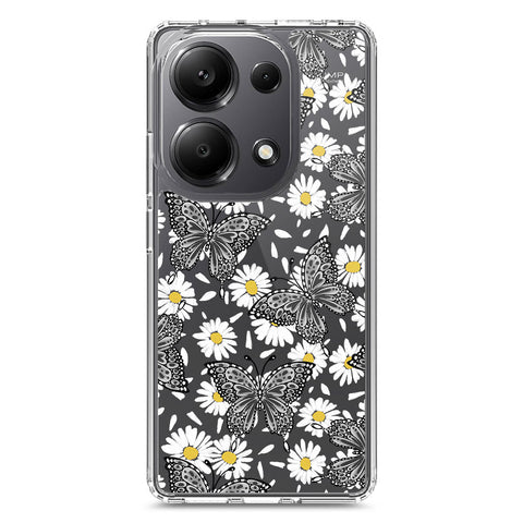 Xiaomi Redmi Note 13 Pro 4G Cover - O'Nation Butterfly Dreams Series 2 - Clear Phone Case - Soft Silicon Borders