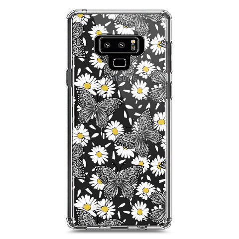 Samsung Galaxy Note 9 Cover - O'Nation Butterfly Dreams Series 2 - Clear Phone Case - Soft Silicon Borders