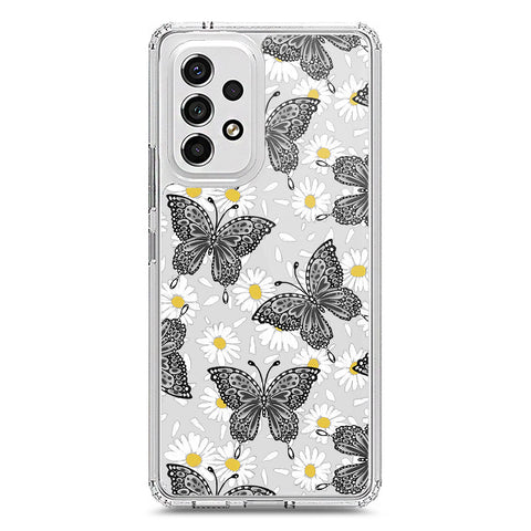 Samsung Galaxy A53 5G Cover - O'Nation Butterfly Dreams Series 2 - Clear Phone Case - Soft Silicon Borders