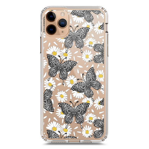 iPhone 11 Pro Max Cover - O'Nation Butterfly Dreams Series 2 - Clear Phone Case - Soft Silicon Borders