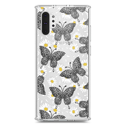 Samsung Galaxy Note 10 Plus Cover - O'Nation Butterfly Dreams Series 2 - Clear Phone Case - Soft Silicon Borders