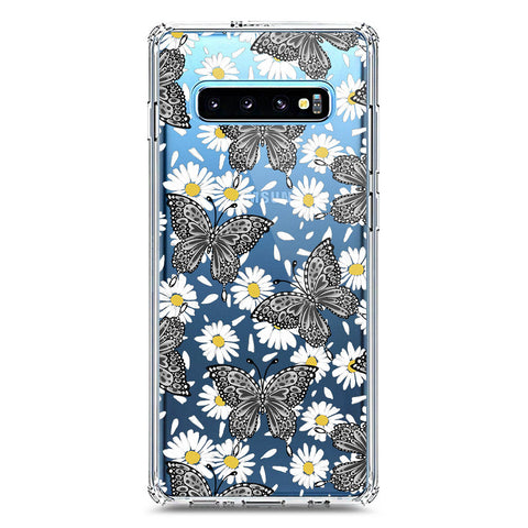 Samsung Galaxy S10 Plus Cover - O'Nation Butterfly Dreams Series 2 - Clear Phone Case - Soft Silicon Borders