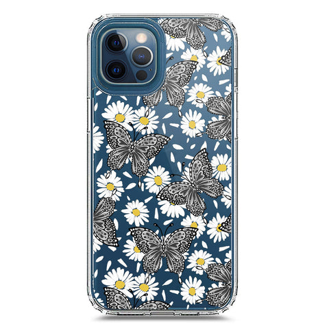 iPhone 12 Pro Max Cover - O'Nation Butterfly Dreams Series 2 - Clear Phone Case - Soft Silicon Borders