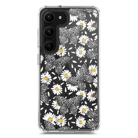 Samsung Galaxy S23 Plus 5G Cover - O'Nation Butterfly Dreams Series 2 - Clear Phone Case - Soft Silicon Borders