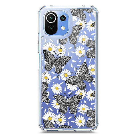 Xiaomi Mi 11 Lite Cover - O'Nation Butterfly Dreams Series 2 - Clear Phone Case - Soft Silicon Borders