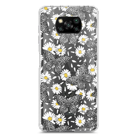 Xiaomi Poco X3 Cover - O'Nation Butterfly Dreams Series 2 - Clear Phone Case - Soft Silicon Borders