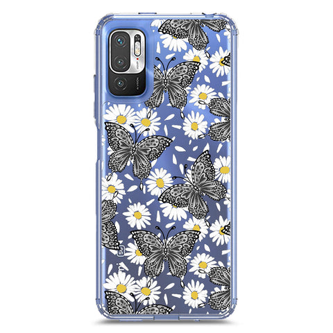 Xiaomi Redmi Note 10 5G Cover - O'Nation Butterfly Dreams Series 2 - Clear Phone Case - Soft Silicon Borders