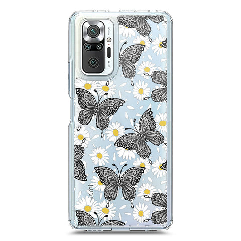 Xiaomi Redmi Note 10 Pro 4G Cover - O'Nation Butterfly Dreams Series 2 - Clear Phone Case - Soft Silicon Borders