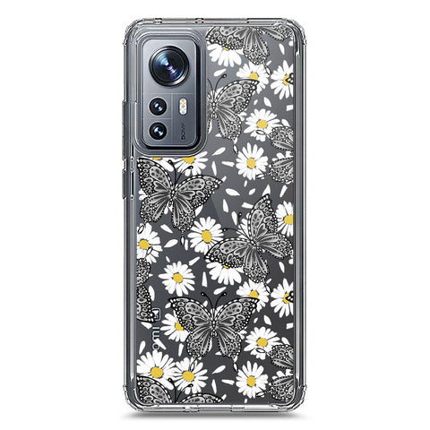Xiaomi 12S Cover - O'Nation Butterfly Dreams Series 2 - Clear Phone Case - Soft Silicon Borders