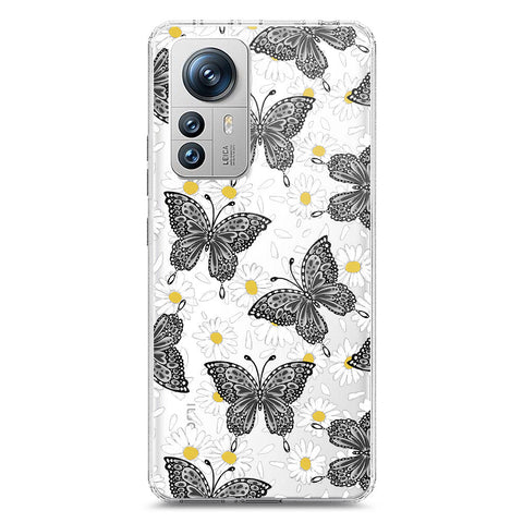 Xiaomi 12 Pro Cover - O'Nation Butterfly Dreams Series 2 - Clear Phone Case - Soft Silicon Borders