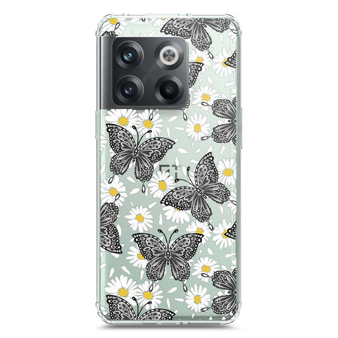 OnePlus 10T Cover - O'Nation Butterfly Dreams Series 2 - Clear Phone Case - Soft Silicon Borders