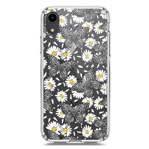 iPhone XR Cover - O'Nation Butterfly Dreams Series 2 - Clear Phone Case - Soft Silicon Borders