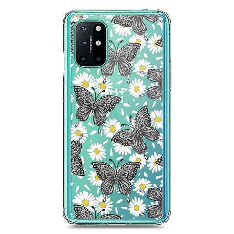 OnePlus 8T Cover - O'Nation Butterfly Dreams Series 2 - Clear Phone Case - Soft Silicon Borders