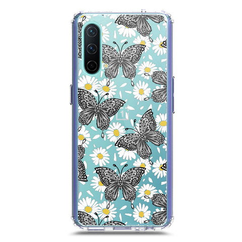 OnePlus Nord CE 5G Cover - O'Nation Butterfly Dreams Series 2 - Clear Phone Case - Soft Silicon Borders