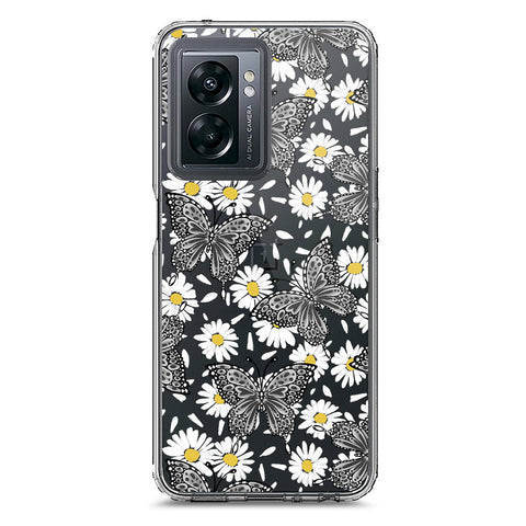 Oppo A77 5G Cover - O'Nation Butterfly Dreams Series 2 - Clear Phone Case - Soft Silicon Borders