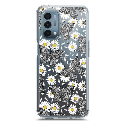 OnePlus Nord N200 5G Cover - O'Nation Butterfly Dreams Series 2 - Clear Phone Case - Soft Silicon Borders