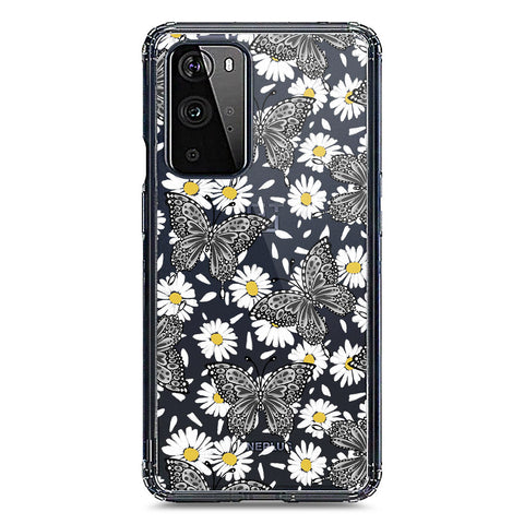 OnePlus 9 Pro Cover - O'Nation Butterfly Dreams Series 2 - Clear Phone Case - Soft Silicon Borders