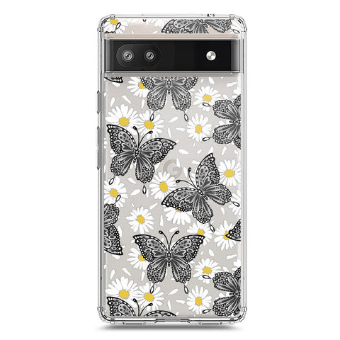 Google Pixel 6 Cover - O'Nation Butterfly Dreams Series 2 - Clear Phone Case - Soft Silicon Borders