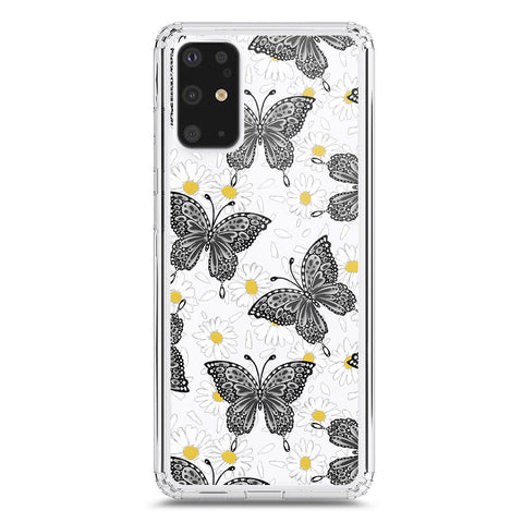 Samsung Galaxy S20 Plus Cover - O'Nation Butterfly Dreams Series 2 - Clear Phone Case - Soft Silicon Borders