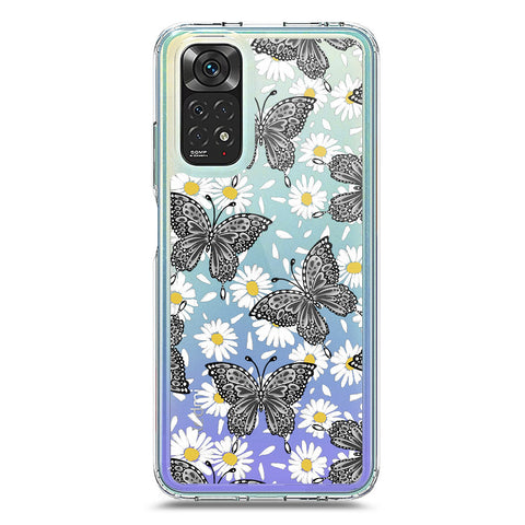 Xiaomi Redmi Note 11S Cover - O'Nation Butterfly Dreams Series 2 - Clear Phone Case - Soft Silicon Borders