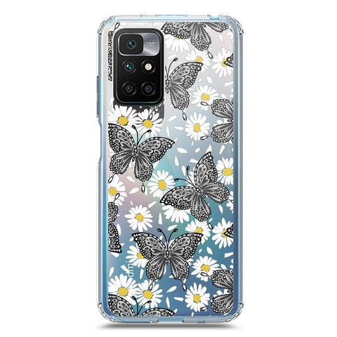 Xiaomi Redmi 10 Prime Cover - O'Nation Butterfly Dreams Series 2 - Clear Phone Case - Soft Silicon Borders