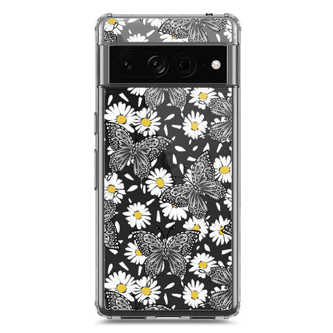 Google Pixel 7 Pro Cover - O'Nation Butterfly Dreams Series 2 - Clear Phone Case - Soft Silicon Borders